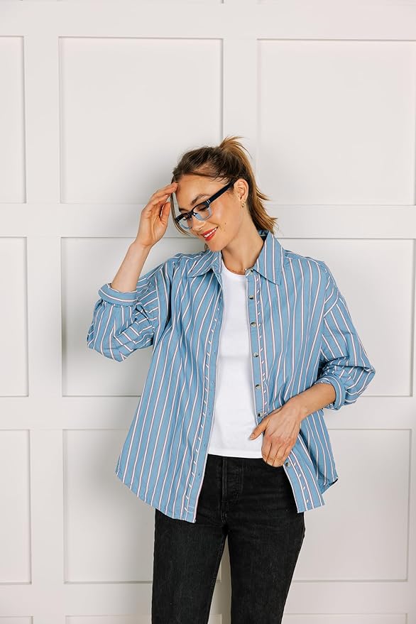 Peepers by PeeperSpecs Women's Layover Square Blue Light Blocking Reading Glasses