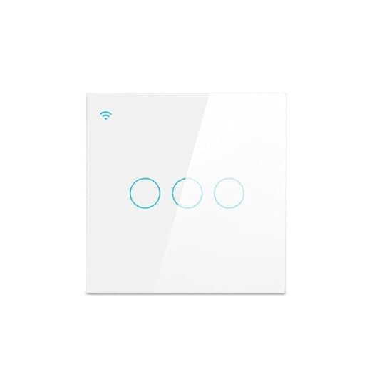 Homekit Smart Light Switch,Glass Touch Panel, Works with Homekit,Siri Voice Control,Timing, Neutral line Needed,EU,10A (3 Gang)