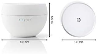 Stadler Form Aroma Diffuser Jasmine, with Interval Mode, Suitable for Essential Oils, up to 24 h Running time, for Bedroom, Living Room and Children's Room, White