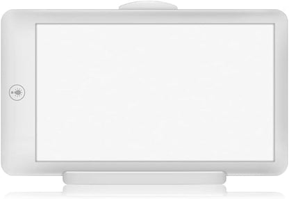 Light Box, 32000 Lux Light Therapy Lamp, UV-Free Adjustable Natural Sunlight Lamp, Touch Control,3 Brightness Levels Foldable Bracket,White