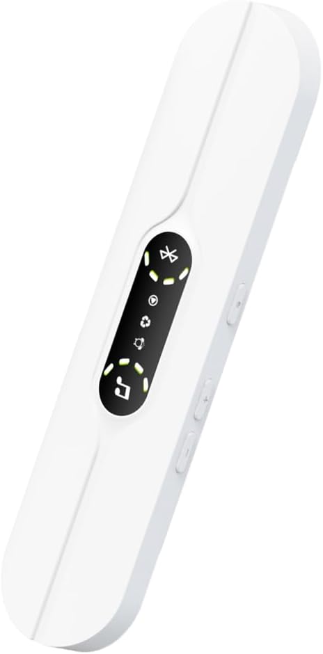 Under-Pillow Speaker for Sleeping - Mini Portable Wireless Bluetooth Bone Conduction, with White Noise & Timer | Supports TF Card, Suitable for Side Sleepers and Sleep Difficulties（White）