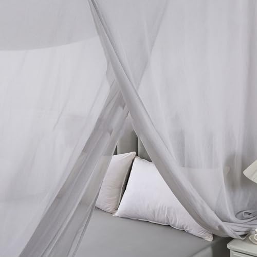 EMF Protection Canopy Shielding Netting - Fabric Bed Drapes for RF Shielding, Queen and Twin Sizes