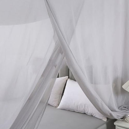 EMF Protection Canopy Shielding Netting - Fabric Bed Drapes for RF Shielding, Queen and Twin Sizes