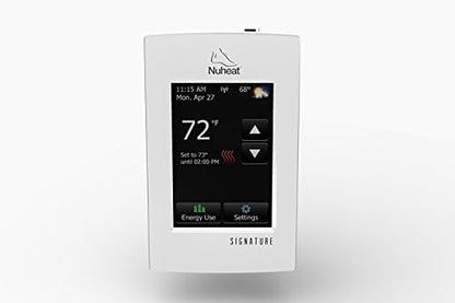Nuheat Signature Programmable Dual-Voltage Thermostat with WiFi and Touchscreen Interface