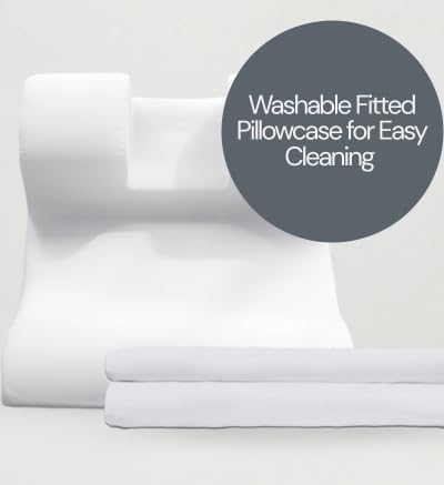 Snorinator Pillow, Also for Reflux, Post-Op, Vertigo, Wrinkle Reducer, Prego/Nursing As Seen on Shark Tank (Large, Pillow Only)