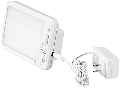 PureGuardian SPA45 Compact Travel Energy Light, 10,000 LUX, 12W LED, Improve Your Mood, Focus, Energy Levels, Customizable Blue or White Light Therapy Intensity, Adjustable Time Settings