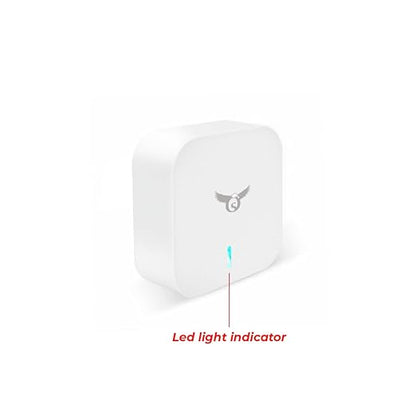 Smart Gateway, Support Multiple Types of Button/Switch, Wireless Bluetooth Control, No Wiring Needed, Timer and App Integration, Google/Alexa Compatible, White