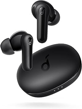 Soundcore by Anker Life P2 Mini True Wireless Earbuds, Bluetooth 5.2, 10mm Drivers for Big Bass, Custom EQ, 32H Playtime, Fast Charging, Comfortable, Tiny Size for Daily Use, Commute, Work