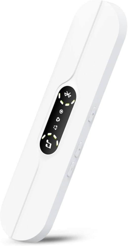 Pillow Speaker for Sleeping, Mini Bone Conduction Portable Sleep Aid with Stereo Bass, Bluetooth Sleep Bar for Deep Sleeping with White Noise, with Volume Control-Supports TF Function
