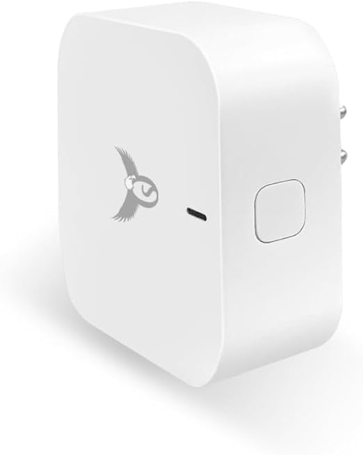 Smart Gateway, Support Multiple Types of Button/Switch, Wireless Bluetooth Control, No Wiring Needed, Timer and App Integration, Google/Alexa Compatible, White