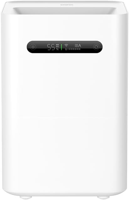 smartmi Evaporative Humidifiers, Cool No Mist Humidifiers for Bedroom, Air Humidifiers for Baby, 4L Top Fill, Self-Cleaning, Quiet, Smart APP Control, Auto Shutoff, Air-drying, Shockproof White