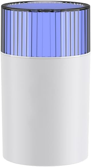 Portable Mini Humidifier, Colorful, Cool Mist, USB Powered. Perfect for Bedroom, Office & Car (T-White)