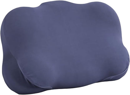 Ergonomic Adjustable Cervical Memory Foam Pillow - Cloud-Like Support, Breathable Cooling Pillowcase, Orthopedic Neck Pain Relief for Side/Back/Stomach Sleepers Home, Bedroom & Travel (Dark Blue)