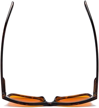 Eyekepper Blue Blocking Amber Bifocal Glasses for Sleep-Nighttime Bifocal Readers-Special Orange Tinted Glasses for Women Men (Tortoise, +1.50)