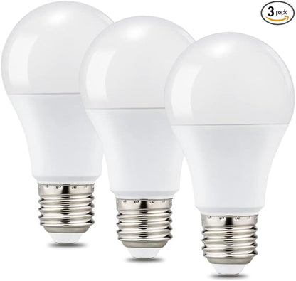 Full Spectrum Light Bulb, 5000K Natural Sunlight Bulb for Home, Dimmable LED Light Bulbs, 11W Equivalent 100W, A19 E26, Boosts Mood & Energy, 3 Pack