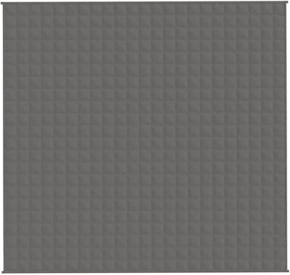 Weighted Blanket Grey 90.6 x 86.6 in 24.3 lbs for Enhanced Sleep Experience with Gentle Pressure and Hypoallergenic Glass Beads, Soft Polyester Microfibre for Anxiety Relief