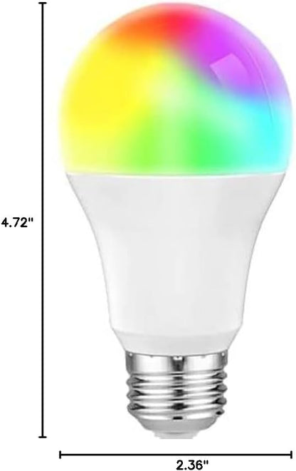 Tuya WiFi RGBCW &CCT E27 Smart Bulb Compatible with Alexa,Google Assistant,SmartThings Voice Control 9W