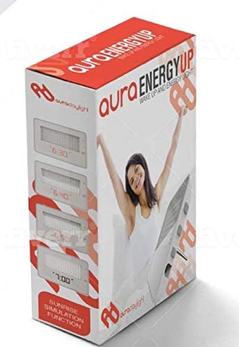 Aura EnergyUP Wake up and Light Therapy Lamp 10,000 Lux
