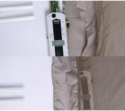 Faraday Fabric Radiation Shielding Bed Brown Canopy - Circle EMF Protection, Block 5G, Radiation Shielding Sleep, Medium