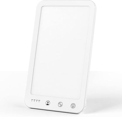 Enjoy Home R.S. Light Therapy Lamp UV-Free 10000 Lux LED Sun Lamp, Touch Control with Adjustable Brightness and 4 Timer Function, 180° Rotatable Stand