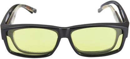 100% Fitover Blue Light Blocking Glasses - Better Sleep Eye Strain Protection - Computer Gaming Women Men