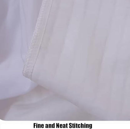White Cotton Fitted Sheets Mini Mattress Cover Waterproof Bedspread 28x52in 24×47in Bottom Sheet Neutral Mattress Protector Luxury Ultra Soft(200x200cm/78x78in)