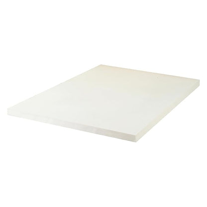 Greaton, 1-Inch Copper-Infused Memory Foam Mattress Toppers, Cooling and Pressure Relieving with Airflow Design, Full, Beige