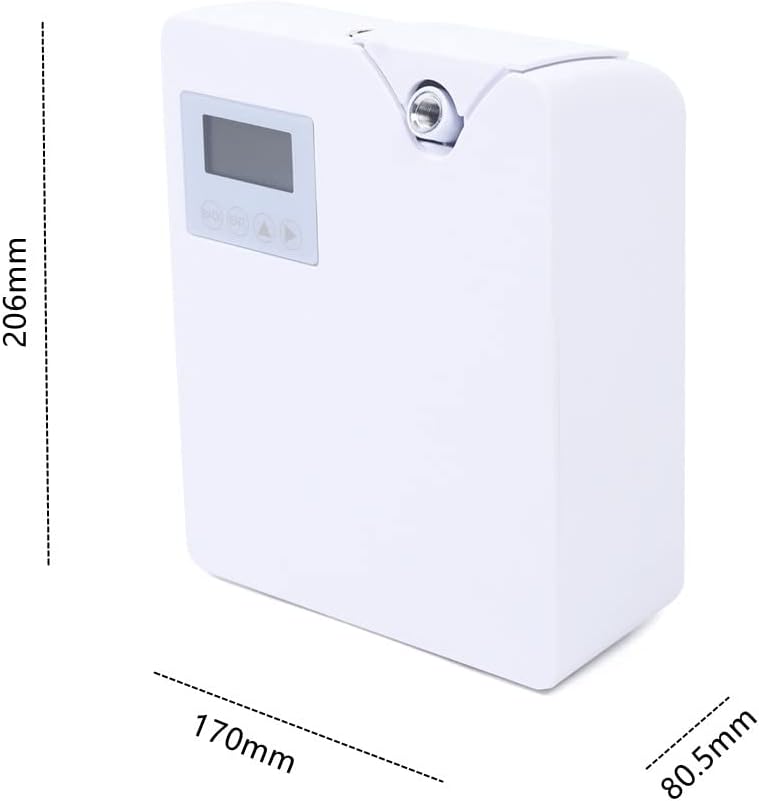 Smart HVAC Scent Diffuser, 7.5W 300ml WiFi Cold Air Diffuser Machine Waterless Commercial Air Nebulizing Diffusion System 10594-14125 cu.ft Coverage for Home, Hotel, Office, Large Room