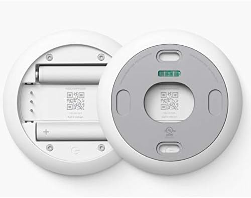 Google Nest Thermostat - Smart Thermostat for Home - Programmable WiFi Thermostat - Snow - GA01334-US Bundle with Matching Google Nest Thermostat Trim Kit Wall Mount Plate GA01837-US
