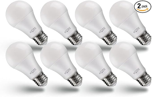 KOZE Night Light Bulbs Amber Lights Blue - Blocking LED Light Bulb - 1600K Color Temp w/No Blue Light - Sleep Aid for Baby Nursery Light, 3.5 watt (8 pcs)