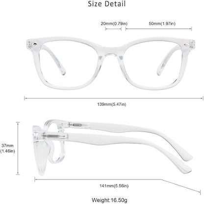 LifeArt Blue Light Blocking Glasses Anti Eyestrain Computer Reading Glasses Gaming GlassesTV Glasses Women and Men Anti Glare