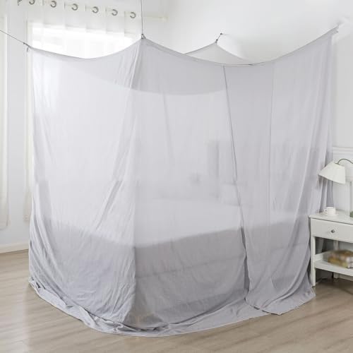 Protection Bed Canopy - Faraday Fabric Mesh Shielding Netting for RF Shielding - Fits Queen and Twin Sizes