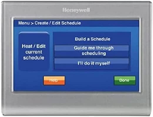 Honeywell TH9320WF5003 Wi-Fi 9000 Color Touch Screen Programmable Thermostat, White with Extended 5-Year Warranty