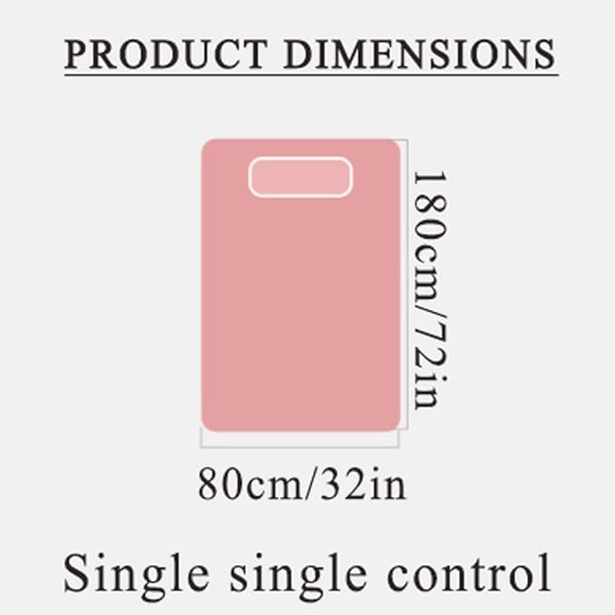 HRTC Full Size Electric Blanket Soft Comfortable Electric Overblanket Dual Control Smart Timing Heating Blanket Machine Washable