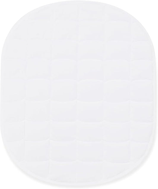 TONGDADA Weighted Lap Blanket 7lbs for Adult,Perfect for Relaxation, Lounging, Napping, Sleeping & Travel,Luxury Minky Weighted Body Blanket,Weighted Throw Blanket-White Minky, 29" x 24"