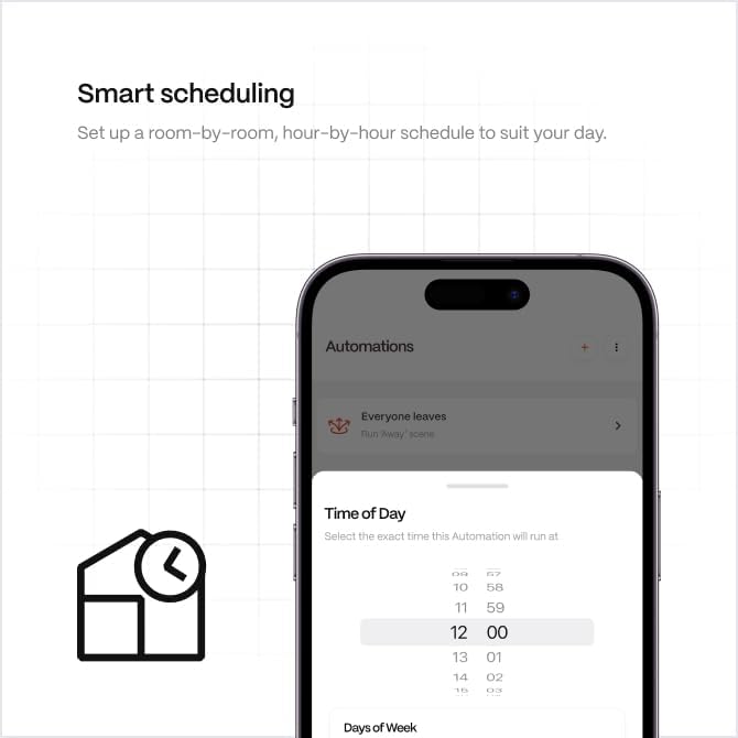 Boldr Klima Smart Thermostat for Air Conditioners, Window A/C, Mini Splits & Heat Pumps - Alexa & Google Home Compatible, WiFi Control App, Energy Saving, Easy DIY Install, Graphite Grey
