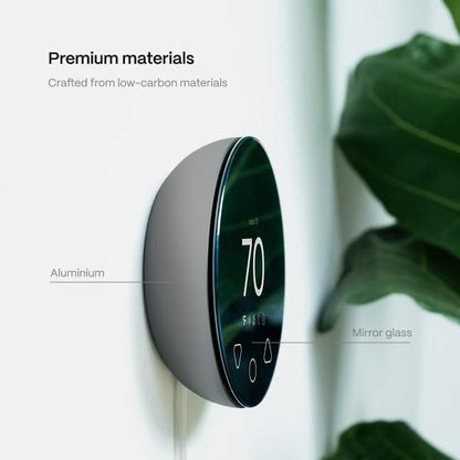 Boldr Klima Smart Thermostat for Air Conditioners, Window A/C, Mini Splits & Heat Pumps - Alexa & Google Home Compatible, WiFi Control App, Energy Saving, Easy DIY Install, Graphite Grey