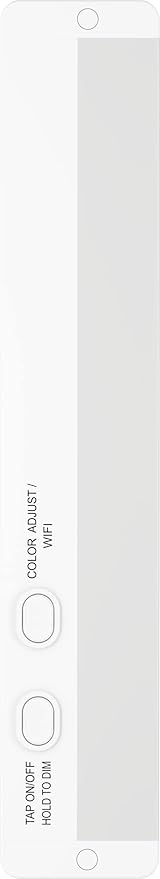 Good Earth Lighting 24" WI-FI Smart Plug-in Undercabinet Bar RGB+CCT Changing (2700-6500K), Dimmable, 1000 Lumen, White