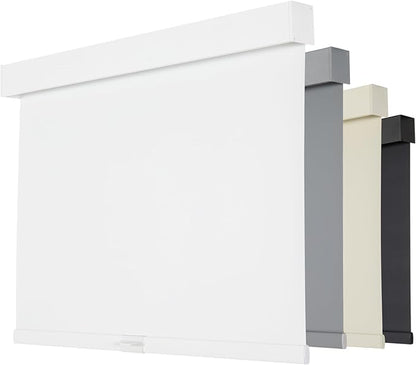 Persilux Blackout Roller Blinds for Windows, Cordless Free-Stop Roller Shades with Valance, Thermal Insulated Fabric Window Blinds, UV Protection Shades for Home and Bedroom (White,68" W x 72" H)