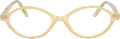 TIJN Olisa Blue Light Blocking Glasses for Women Men,Oval Glasses Frame Bluelight Glasses for Gaming/Computer/Screen