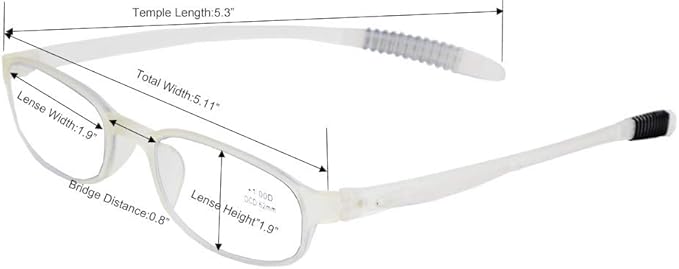 Blue Light Blocking Anti Reflective Coating Reading Glasses(Flexible and Lightweight) Plastic Portable Readers