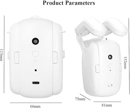 Smart Automatic Curtain Opener,2pcs Electric Curtain Robot,Multiple Control Ways,Timed Opening And Closing,High-Performance Curtain Robot,For Roman Rod,U-Shaped Rail,I-Shaped Rail,kit2