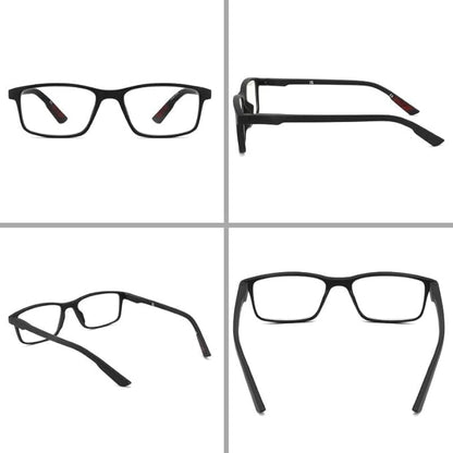4 packs of blue block reading glasses (male and female), computer reader, UV block glasses (2.75x)