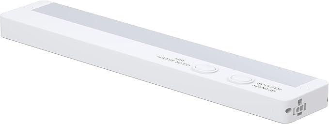 Good Earth Lighting 12" WI-FI Smart Plug-in Undercabinet Bar RGB+CCT Changing (2700-6500K), Dimmable, 500 Lumen, White