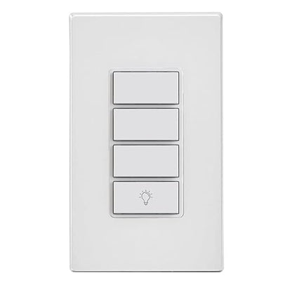 Leviton Decora Smart Controller Switch, Wi-Fi 2nd Gen, Neutral Wire Required, Works with My Leviton, Alexa, Google Assistant, Apple Home/Siri, & Wired or Wire-Free 3-Way, D2SCS-1RW, White