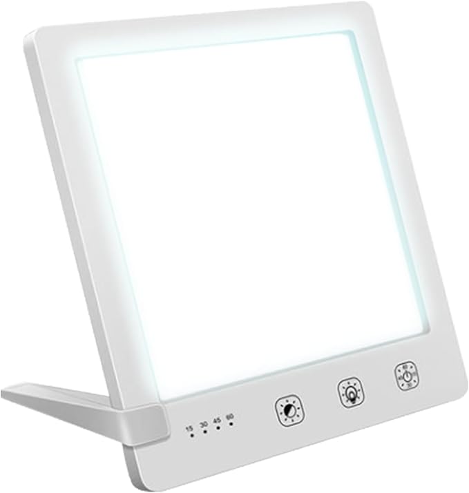 Natural Full-Spectrum Light, UV-Free LED, Adjustable Brightness, Wake Up Light & Daylight for Home Office Desk and Bedside