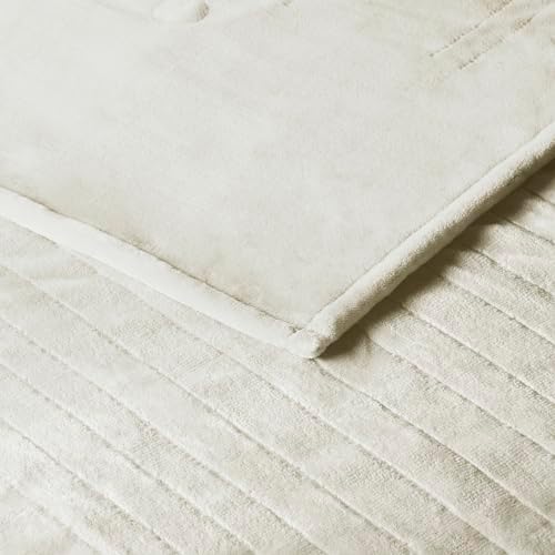 Beautyrest Heated Electric Blanket for Cold Weather, Fast Heating Wi-Fi Heated Blanket, Voice Command Alexa Compatible, Auto Shut Off, Virtually Zero EMF, 20 Heat Setting, UL Certified, King Ivory