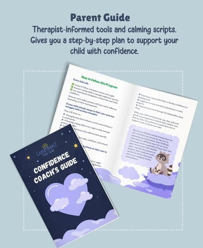 Sleep Support Kit for Kids – Guided Program That Eases Anxiety & Builds Confidence to Help Kids Finally Fall Asleep Alone! The Bedtime Box inc. Weighted Plush & Nightlight, Journal and More.