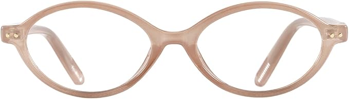 TIJN Olisa Blue Light Blocking Glasses for Women Men,Oval Glasses Frame Bluelight Glasses for Gaming/Computer/Screen