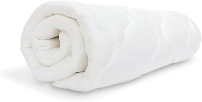 ExceptionalSheets Rayon from Bamboo Mattress Pad with Fitted Skirt - Extra Plush Cooling Topper - Full